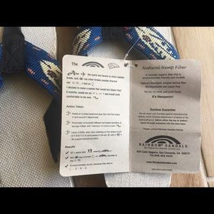 Rainbow Shoes - Hemp Fish Rainbow Flip Flops NWT women medium Rainbow Shoes - Hemp Fish Rainbow Flip Flops NWT women medium